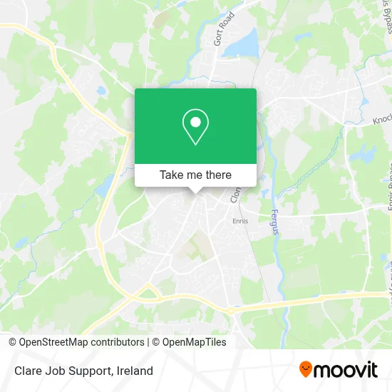 Clare Job Support map