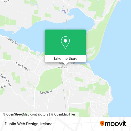 Dublin Web Design map