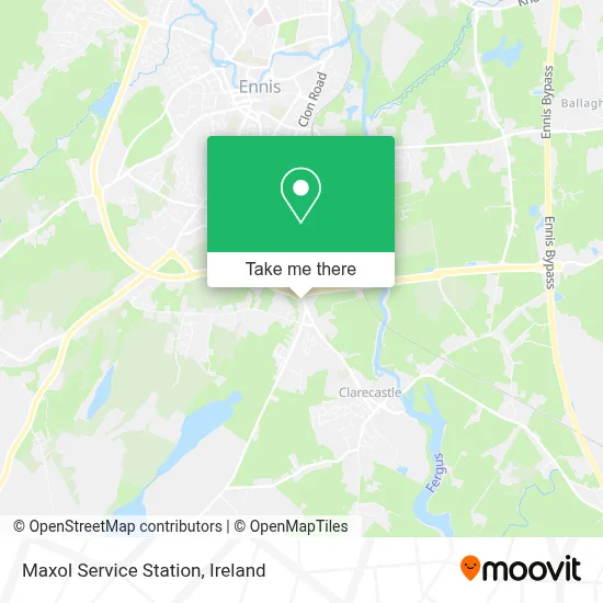 Maxol Service Station map