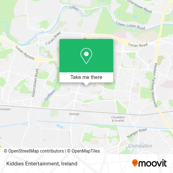 Kiddies Entertainment map