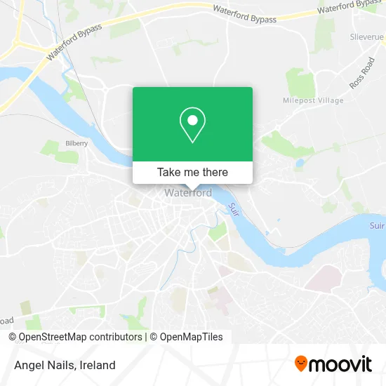 Angel Nails map