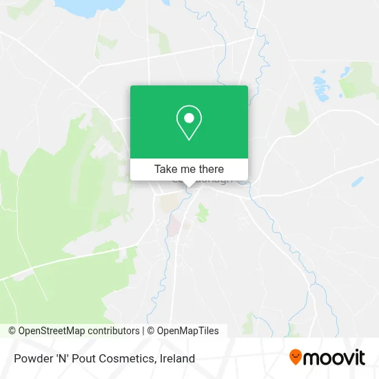 Powder 'N' Pout Cosmetics map