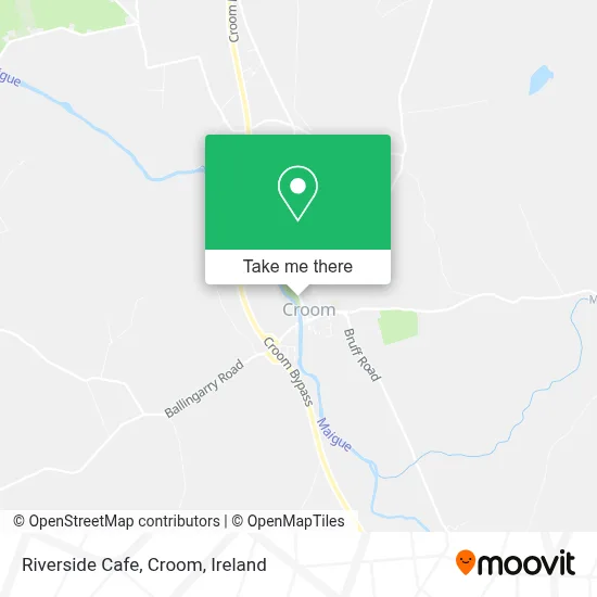 Riverside Cafe, Croom map