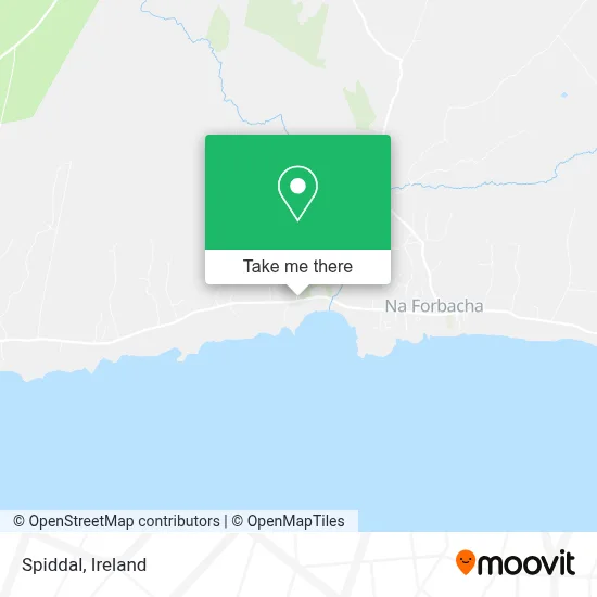 Spiddal map
