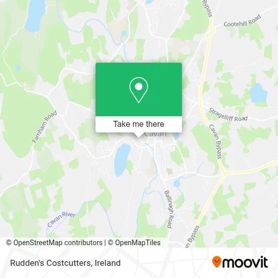Rudden's Costcutters map