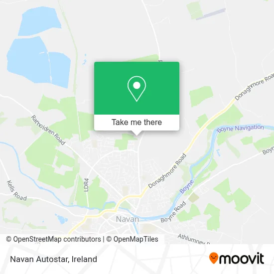 Navan Autostar map