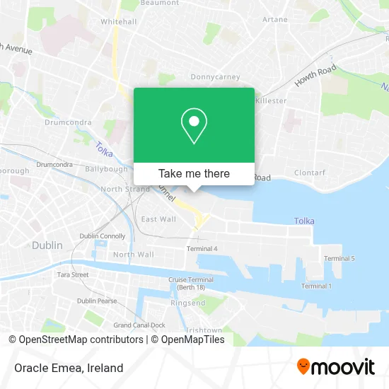 Oracle Emea map