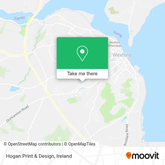 Hogan Print & Design map