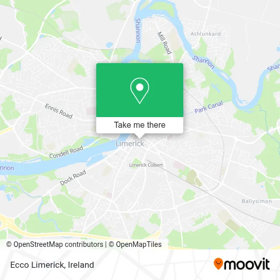 Ecco Limerick map