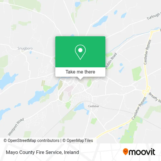 Mayo County Fire Service map