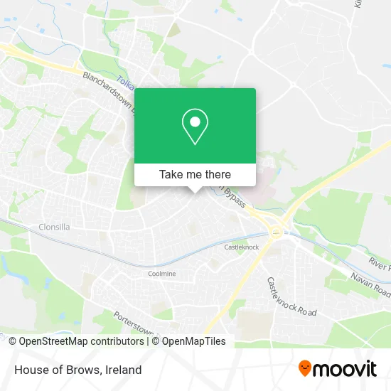 House Of Brows map