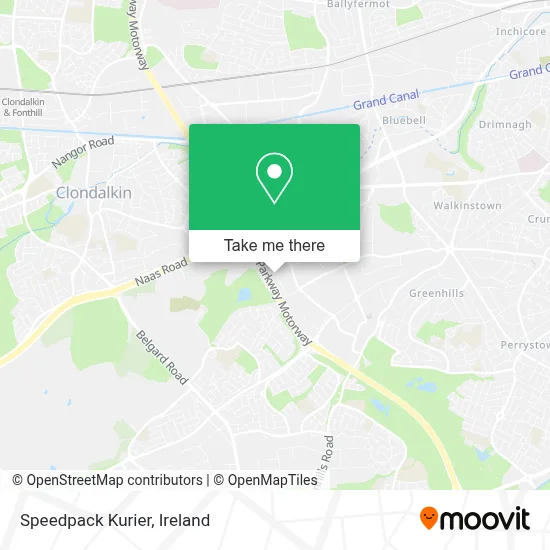 Speedpack Kurier map