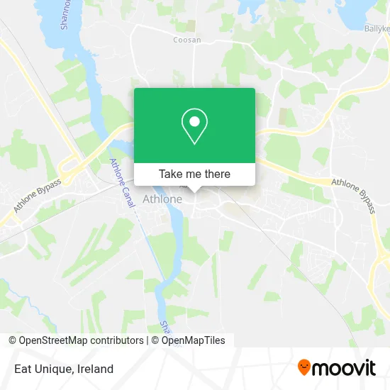Eat Unique map