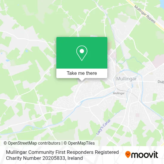 Mullingar Community First Responders Registered Charity Number 20205833 map
