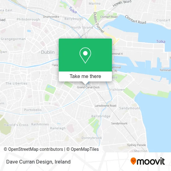 Dave Curran Design map