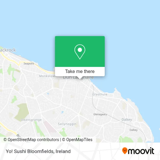 Yo! Sushi Bloomfields map