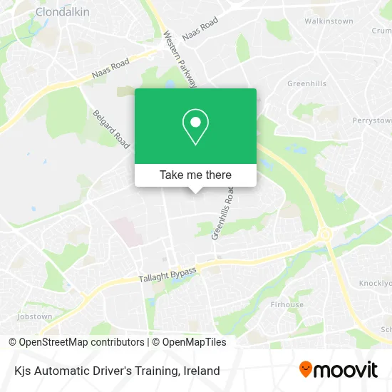 Kjs Automatic Driver's Training map