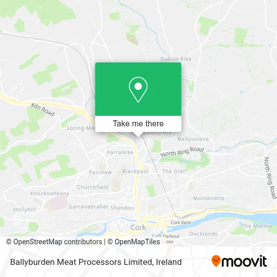 Ballyburden Meat Processors Limited map