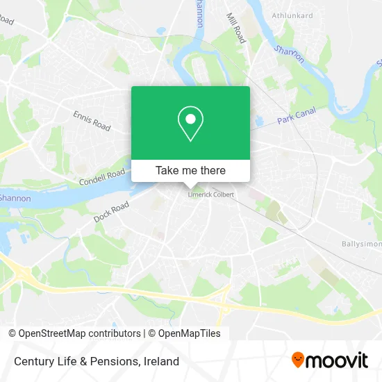 Century Life & Pensions map
