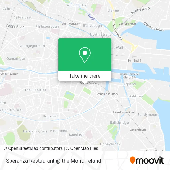 Speranza Restaurant @ the Mont map