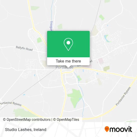 Studio Lashes map