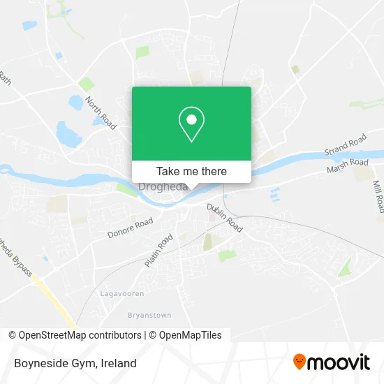 Boyneside Gym map