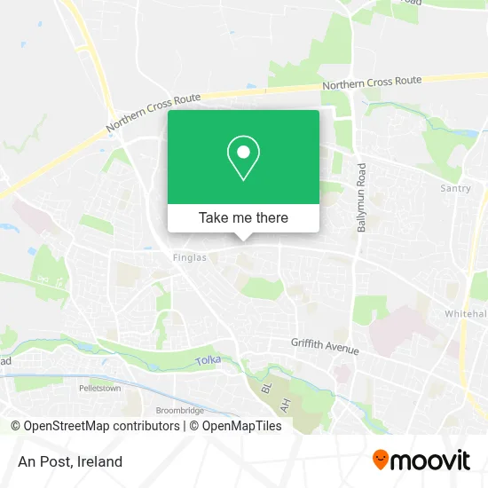 An Post map