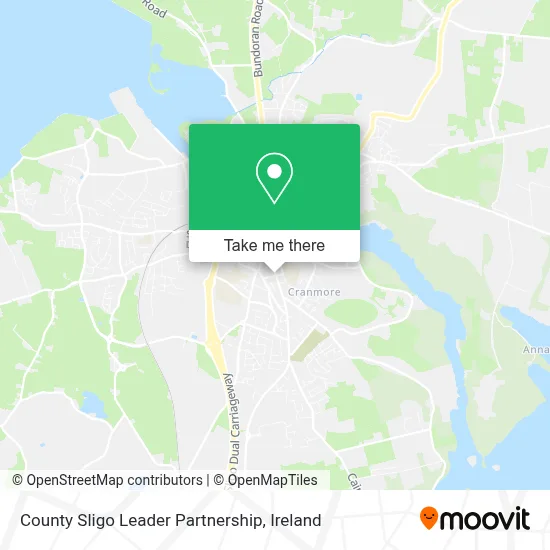 County Sligo Leader Partnership map