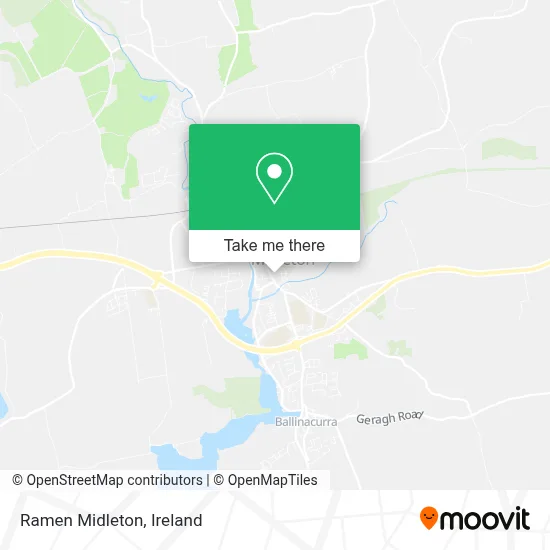 Ramen Midleton map