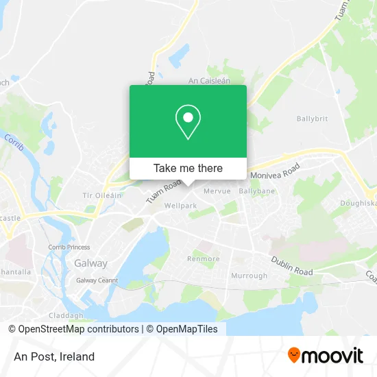 An Post map