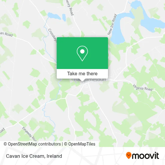 Cavan Ice Cream map