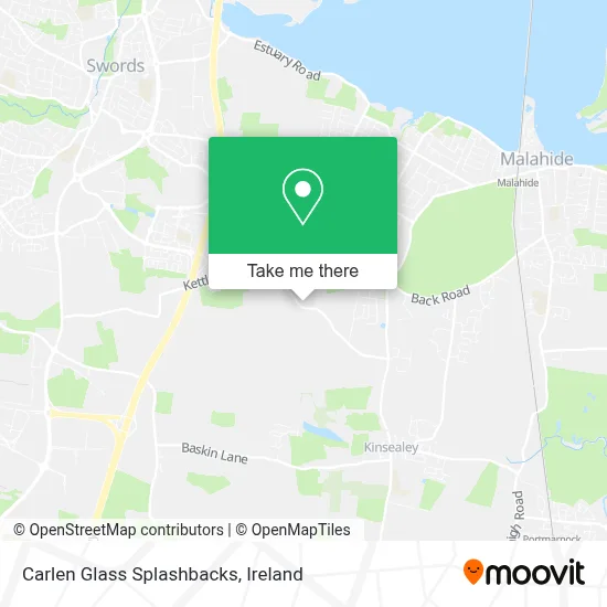 Carlen Glass Splashbacks map