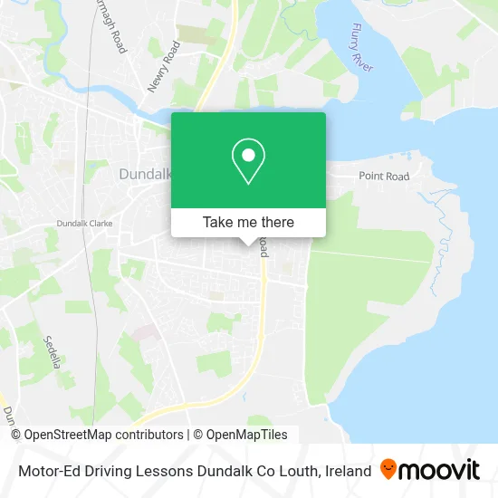 Motor-Ed Driving Lessons Dundalk Co Louth map