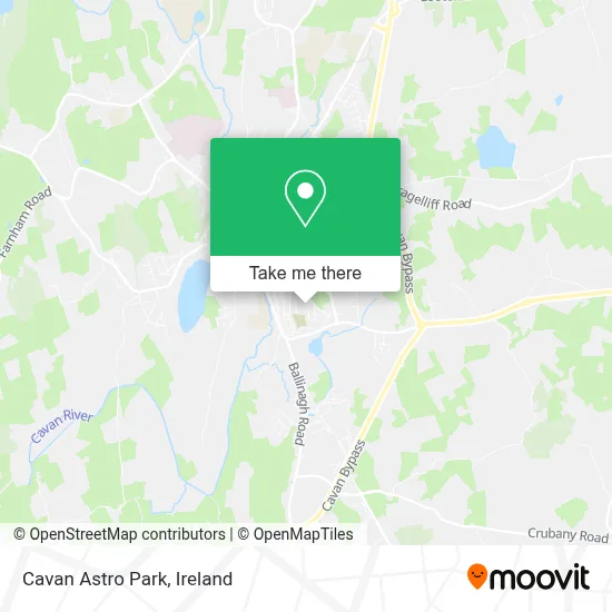 Cavan Astro Park map