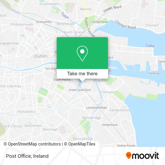 Post Office map