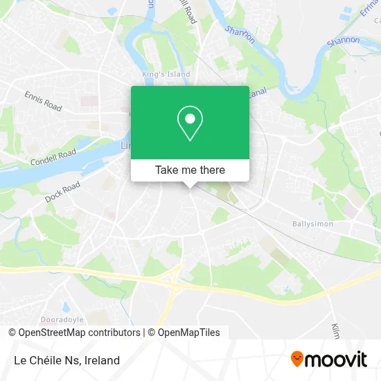 Le Chéile Ns map
