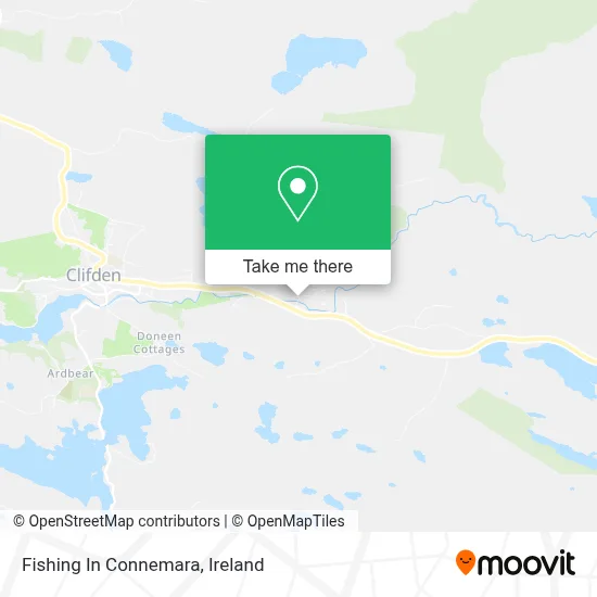 Fishing In Connemara map