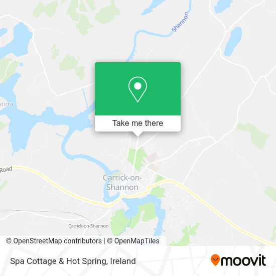 Spa Cottage  & Hot Spring map