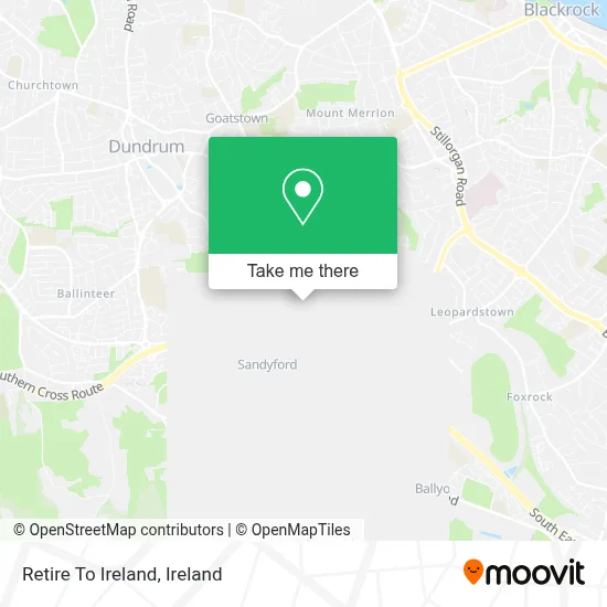 Retire To Ireland map