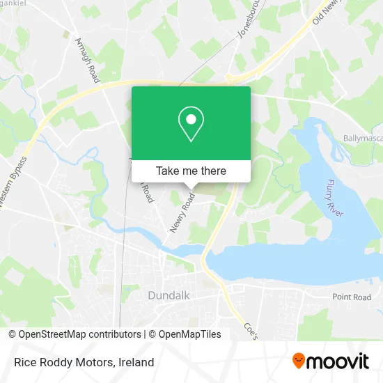 Rice Roddy Motors map