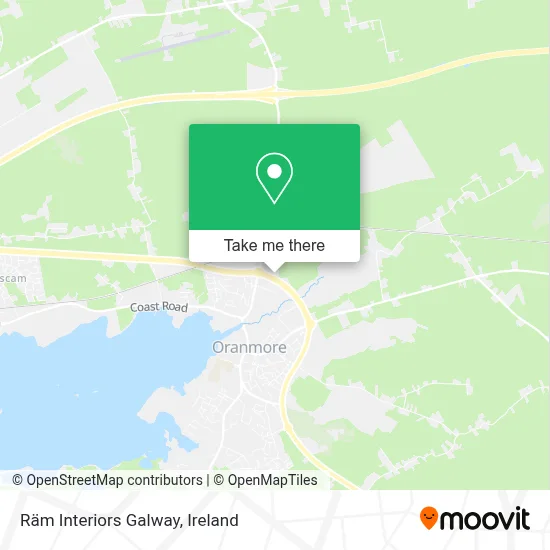 Räm Interiors Galway map