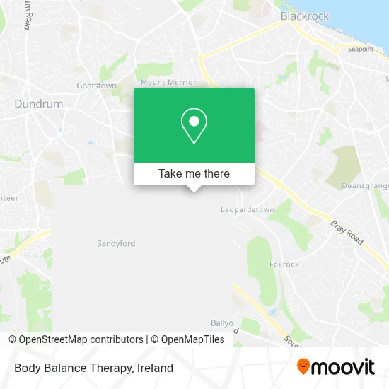 Body Balance Therapy map