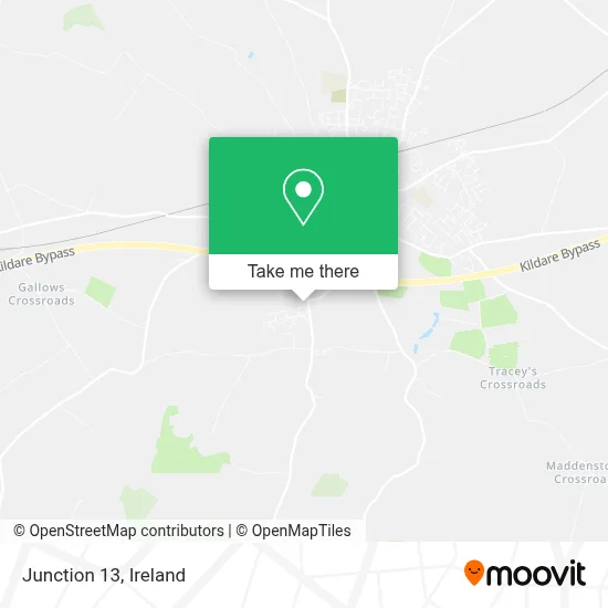 Junction 13 map