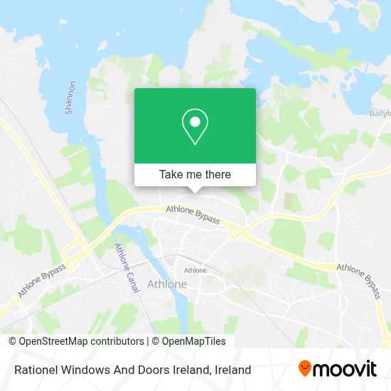 Rationel Windows And Doors Ireland map