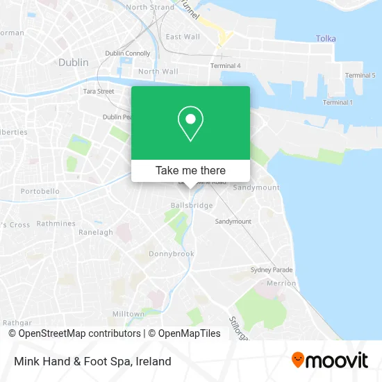 Mink Hand & Foot Spa map