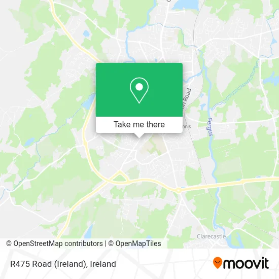 R475 Road (Ireland) map