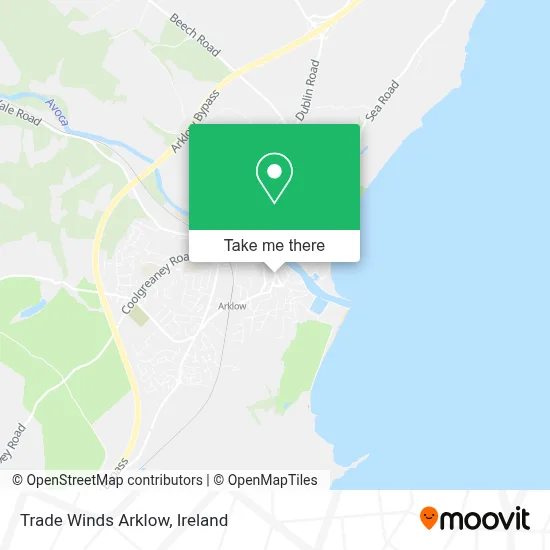 Trade Winds Arklow map