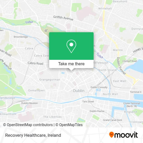 Recovery Healthcare map