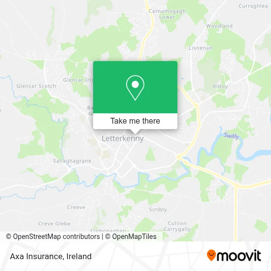 Axa Insurance map