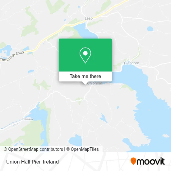 Union Hall Pier map